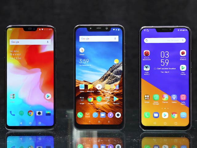 Poco F1 vs OnePlus 6 vs Asus ZenFone 5Z: Mid-Range Powerhouses Compared