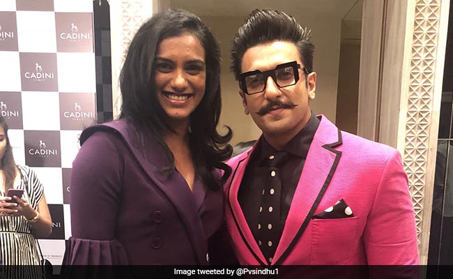 Ranveer Singh And P V Sindhu's Mutual Admiration Society
