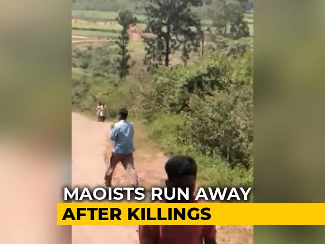 Video Shows Maoists Running Away After Shooting Dead Andhra Lawmaker
