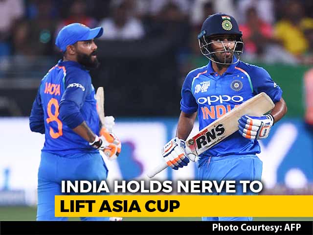 Asia Cup: India Down Bangladesh In Last-Ball Thriller
