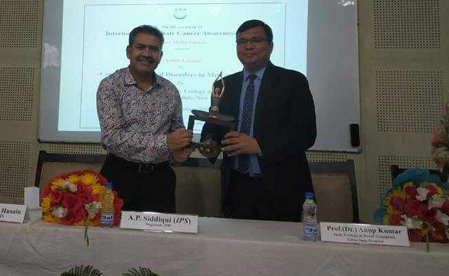 अंतरराष्ट्रीय प्रास्टेट कैंसर जागरूकता माह के मौके पर जेएमआई में डॉ. अनूप कुमार ने बताए इससे बचाव और उपचार के रास्ते