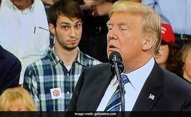 "Plaid Shirt Guy" Removed From Trump Rally After Viral Facial Expressions