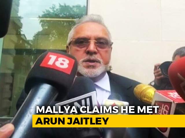 Met Finance Minister Arun Jaitley Before Leaving India, Says Vijay Mallya