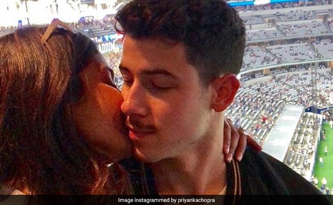 Priyanka Chopra Plants A Kiss On Fiance Nick Jonas In Adorable Birthday Post