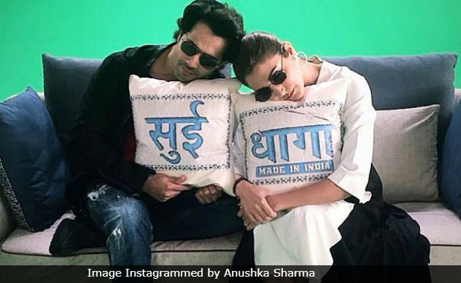 Anushka Sharma And Varun Dhawan Taking A 'Power Nap' During <i>Sui Dhaaga</i> Promotions Is Just Too Cute