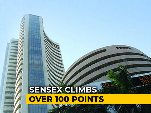 Sensex Climbs Over 100 Points, Nifty Above 11,300