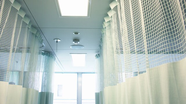 Curtains in hospitals can become breeding grounds for resistant bacteria