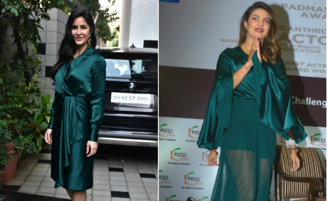 Katrina Kaif's Dress Reminds Us Of A Priyanka Chopra Look From A While Ago