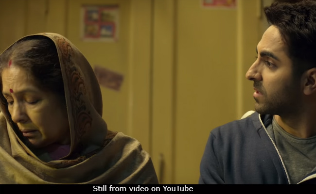 In <I>Badhaai Ho</i>'s ROFL Trailer, Ayushmann Khurrana And Sanya Malhotra Eclipsed By Neena Gupta