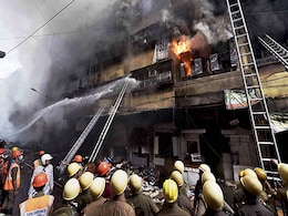17 Hours On, Kolkata Market Fire Still Rages; Safety Norms Under Scanner 17 Hours On, Kolkata Market Fire Still Rages; Safety Norms Under Scanner