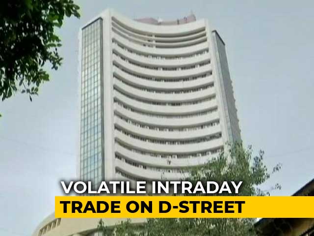 Sensex Gains Some Ground After Plunging 1,100 Points