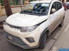 Mahindra KUV100 AMT Variant Spotted Testing