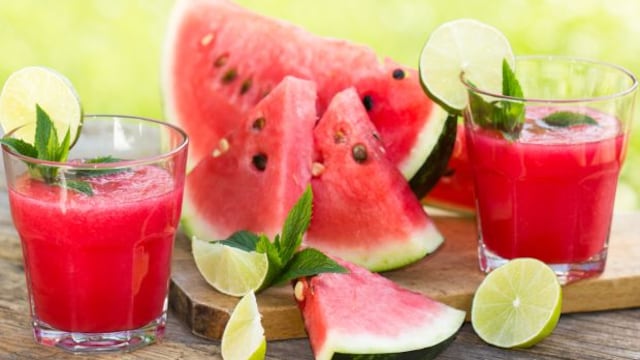 Post-workout drinks: Watermelon is packed with nutrients which can help you recover after a workout