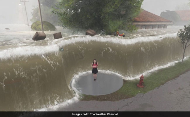 In "Worst Case Scenario" Demo During Storm, A Calm Reporter And A Secret