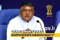 Judgement Of Empowering Democracy, Says Ravi Shankar Prasad On Aadhaar Verdict Judgement Of Empowering Democracy, Says Ravi Shankar Prasad On Aadhaar Verdict