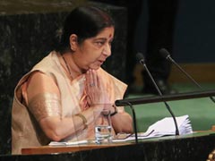 Pak "Prints Postage Stamps Glorifying Terrorists": Sushma Swaraj Hits Out
