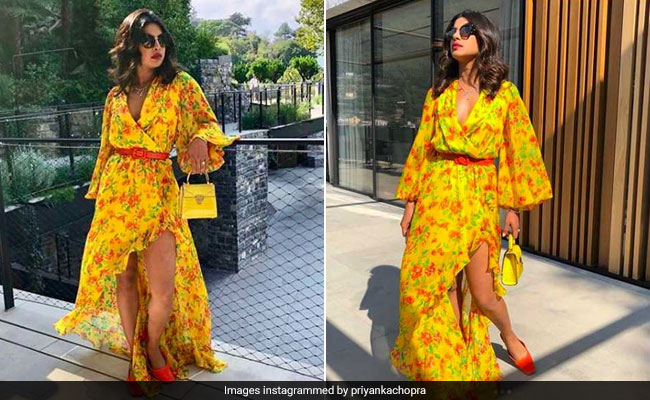 Priyanka Chopra Wears A Ray Of Light From The Italian Sun. That's What It Looks Like
