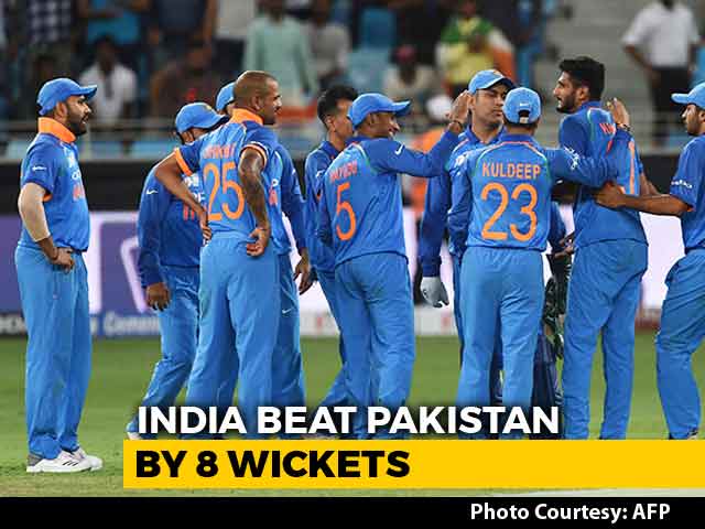 Asia Cup 2018: Dominant India Outclass Pakistan By 8 Wickets