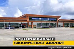 PM Modi To Inaugurate Sikkim's First Airport In Pakyong Today PM Modi To Inaugurate Sikkim's First Airport In Pakyong Today
