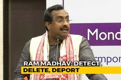 "Detect, Delete, Deport": BJP's Ram Madhav On Assam Citizens' List "Detect, Delete, Deport": BJP's Ram Madhav On Assam Citizens' List