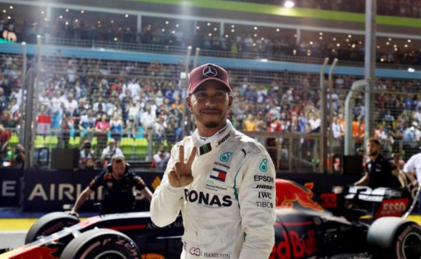F1: Hamilton Storms To Pole In Singapore GP Beating Verstappen
