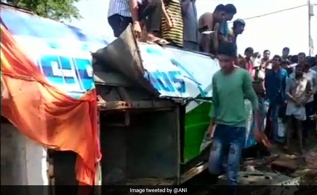 Five killed, 50 Injured In Road Accident In Amroha In Uttar Pradesh