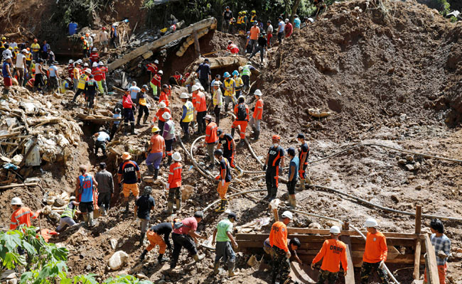 12 Dead, Dozens Missing In Philippine Monsoon Landslide