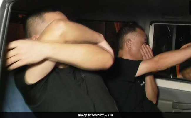 Chinese Men Found Drunk, Naked In SUV After Hitting Cars In UP, Get Bail