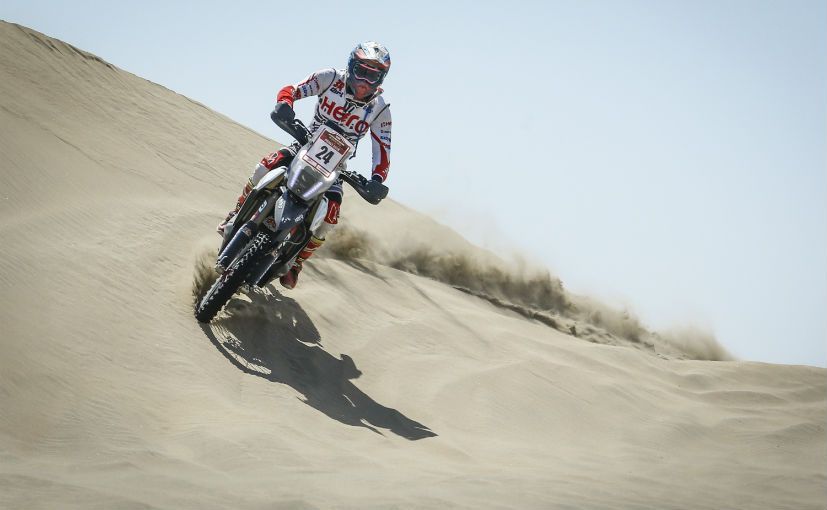 Hero MotoSports' CS Santosh Finishes Peru Desafio Inca Rally In 14th Place