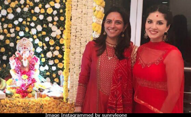 Ganesh Chaturthi 2018: For Sunny Leone And Husband, This Year's Celebrations Were Special Indeed