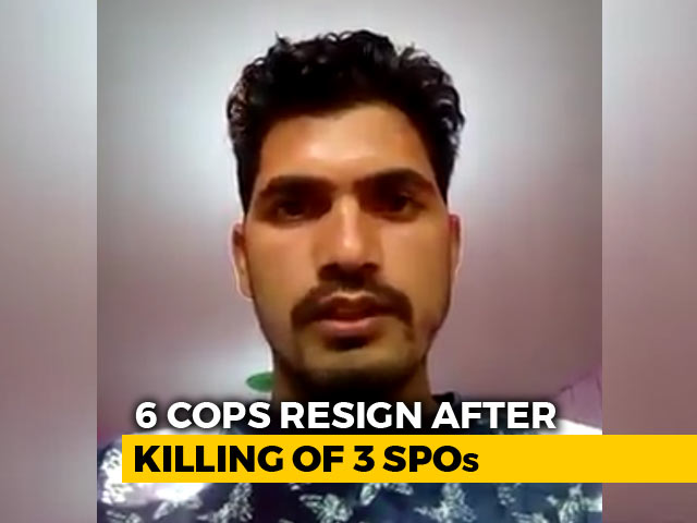 "Propaganda," Says Centre After Kashmir Cops' Resignation Videos Surface