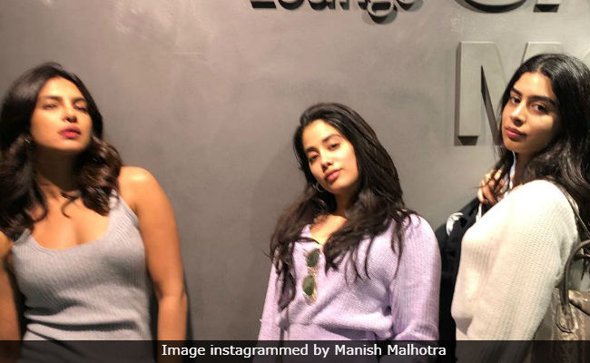 Priyanka Chopra, Janhvi Kapoor And Khushi Give Manish Malhotra 'Attitude' In Italy Pic