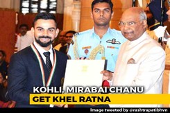 Virat Kohli, Chanu Conferred Khel Ratna; Neeraj, Hima Get Arjuna Award Virat Kohli, Chanu Conferred Khel Ratna; Neeraj, Hima Get Arjuna Award