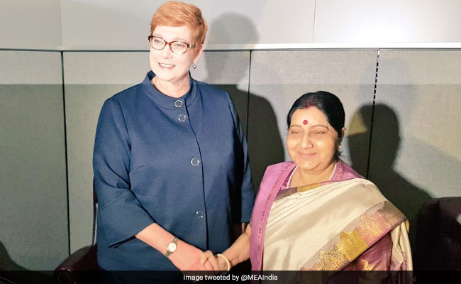 Sushma Swaraj Holds Bilateral Meetings With Key Foreign Counterparts