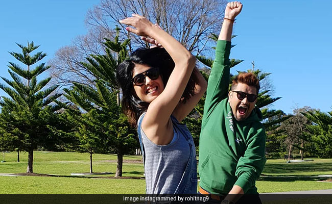 संगीत सेरेमनी में डांस कर रही थी एक्ट्रेस, परफॉर्मेंस के दौरान पति से हो गई यह भूल; देखें Video