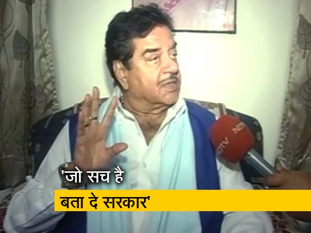 राफेल पर देश को जवाब दे सरकार: शत्रुघ्न सिन्हा