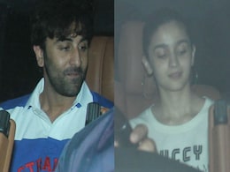Alia Bhatt And Ranbir Kapoor At Karan Johar's Place. He Wasn't Home, Twins Roohi And Yash Were Alia Bhatt And Ranbir Kapoor At Karan Johar's Place. He Wasn't Home, Twins Roohi And Yash Were