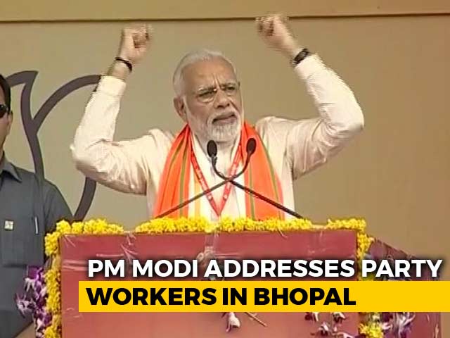 "Blessed To Be A BJP Worker," Says PM Modi At Party's Bhopal Meet