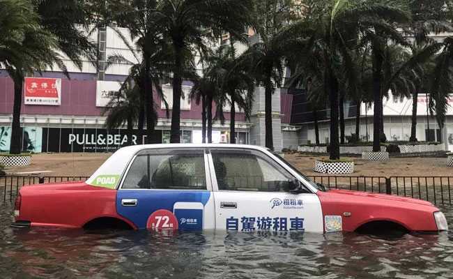Super Typhoon 'Mangkhut' Hits China's Most Populous Province