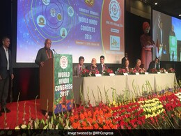 At World Hindu Congress In US, 'Soft' And 'Hard' Laddu Boxes For Guests At World Hindu Congress In US, 'Soft' And 'Hard' Laddu Boxes For Guests