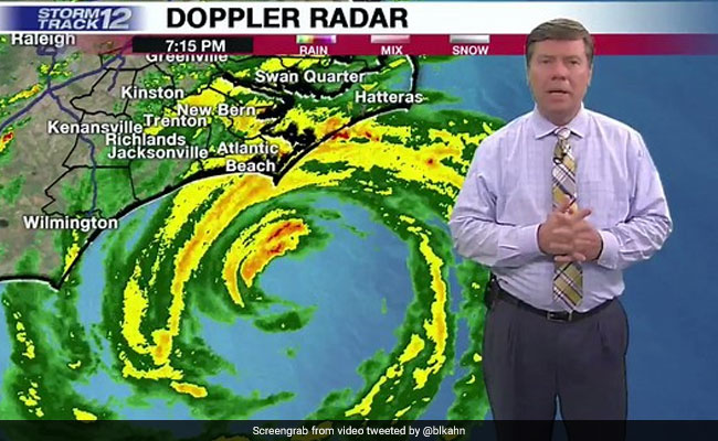 Weathermen Ditch Live Broadcast As Hurricane Florence Floods Station