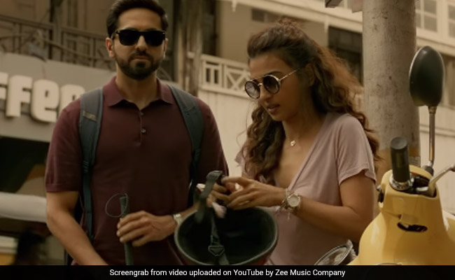 <I>AndhaDhun</I> Song <I>Aap Se Milkar</I> Traces Ayushmann Khurrana And Radhika Apte's Budding Love Story