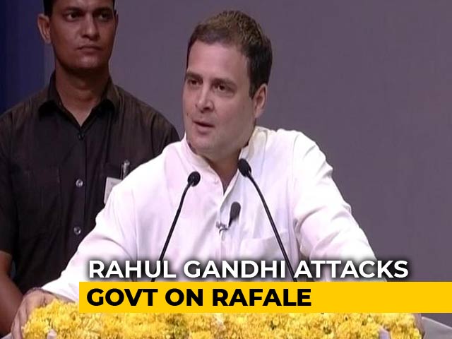 <i>Chowkidar</i> Took Money From Poor, Gave To Anil Ambani: Rahul Gandhi