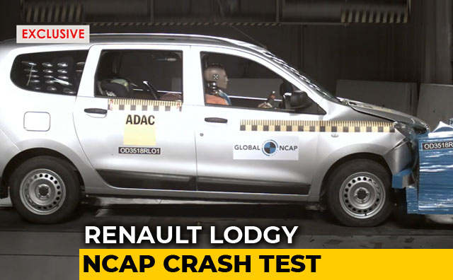 Zero Stars For Renault Lodgy In Global NCAP Crash Test
