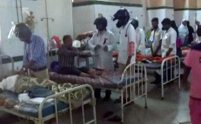 Doctors Wear Helmets In Protest At Hyderabad's Osmania Hospital