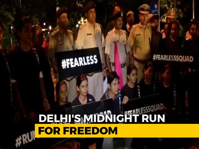 Over 200 Women In Delhi Reclaim The Streets In A Midnight "Fearless Run"