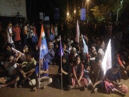 Pondicherry University Students On Protest Over Campus "Saffronisation" Pondicherry University Students On Protest Over Campus "Saffronisation"