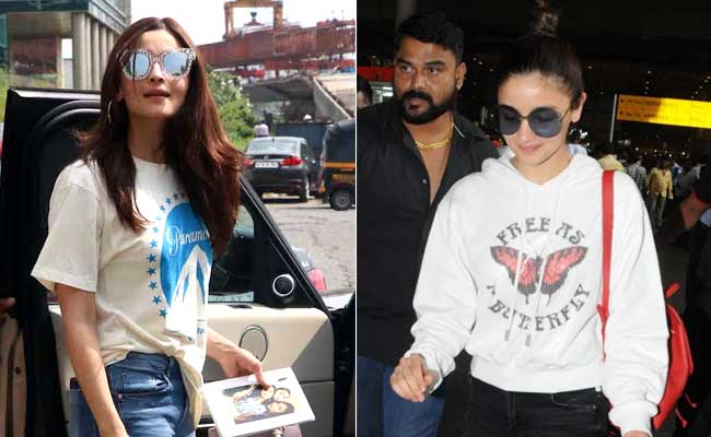 Alia Bhatt's Trick To Making Basic Outfits Special - Just Add Big Sunglasses