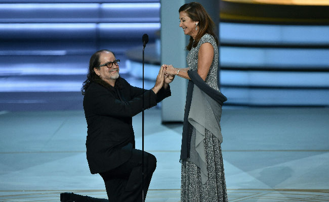 Emmy Winner Uses Speech To Propose To Girlfriend. Cheers And Tears From Crowd