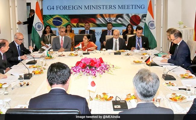India, Other G4 Nations Concerned Over Pace Of UN Security Council Reform
